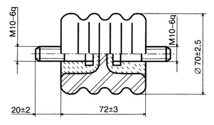 Изолятор 701-I, 701-II, 701.1-I, 701.1-II