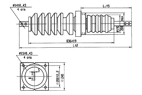 Изолятор ИП-35/630-7,5 УХЛ1