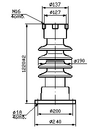 Изолятор С4-550-II-М УХЛ1