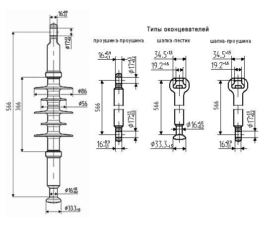 Изолятор ЛК 70/20-IV