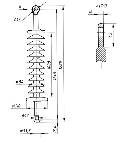 Изолятор ЛК 70/110-IV