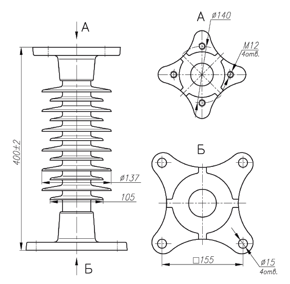 Изолятор ОСК-16-35-Н-2 УХЛ1