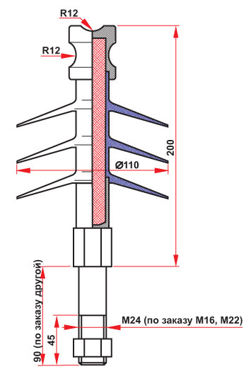 Изолятор ОЛК-4-10 УХЛ1
