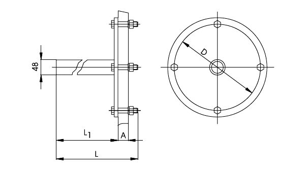 Узел крепления экранов УКЭ-2