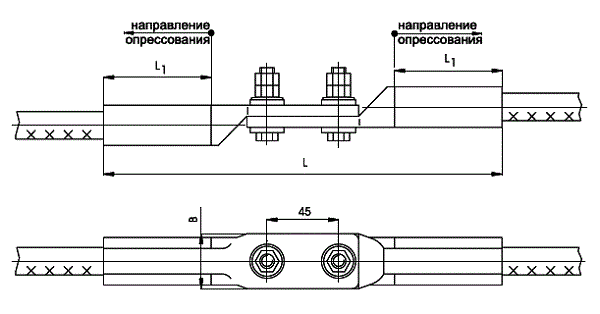 Зажим ПАС-240-2