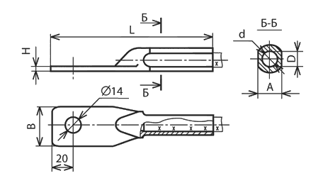 Зажим А1М-35-2